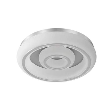 Plafón LED Paris de 66W con 3 temperaturas y mando Blanco/Plata - 1