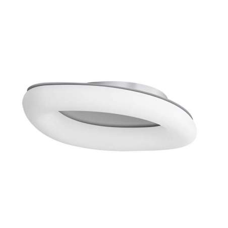 Plafón LED Paris de 60W con 3 temperaturas y mando Blanco/Plata - 1