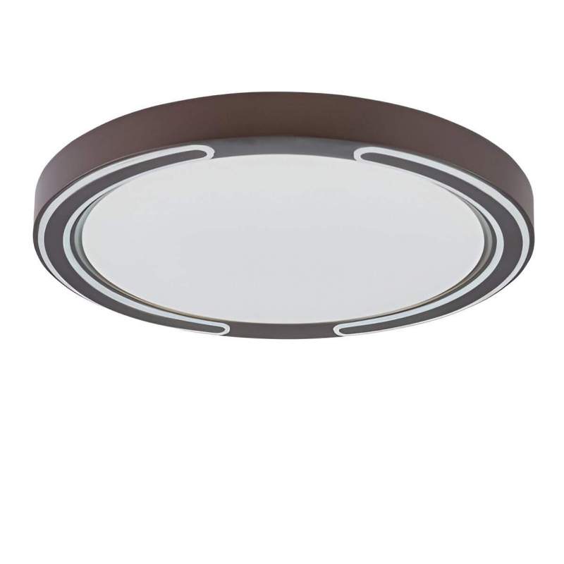Plafón LED Asher de 72W con 3 temperaturas y mando Marron - 1