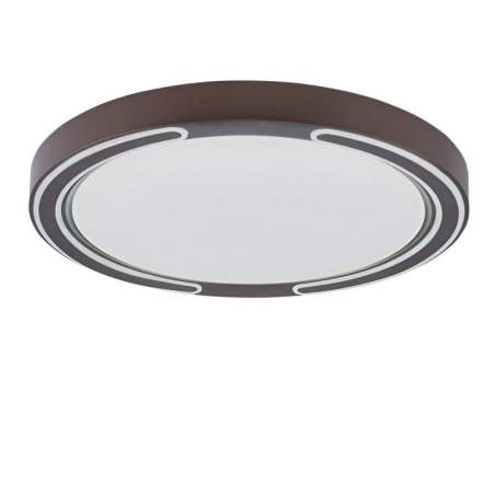Plafón LED Asher de 72W con 3 temperaturas y mando Marron - 1
