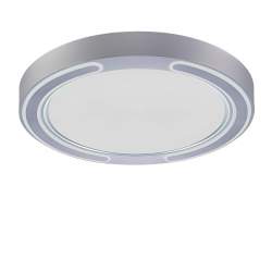 Plafón LED Asher de 72W con 3 temperaturas y mando Plata - 1