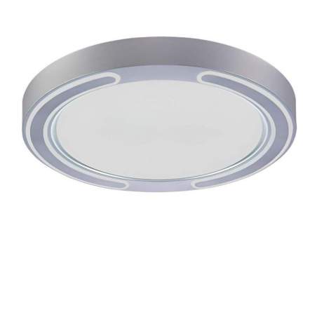 Plafón LED Asher de 72W con 3 temperaturas y mando Plata - 1