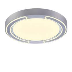 Plafón LED Asher de 72W con 3 temperaturas y mando Plata - 2