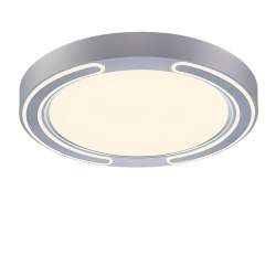 Plafón LED Asher de 72W con 3 temperaturas y mando Plata - 3