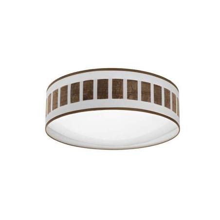 Plafón LED Ivanna de 48W con 3 temperaturas Blanco/Madera Oscura - 1