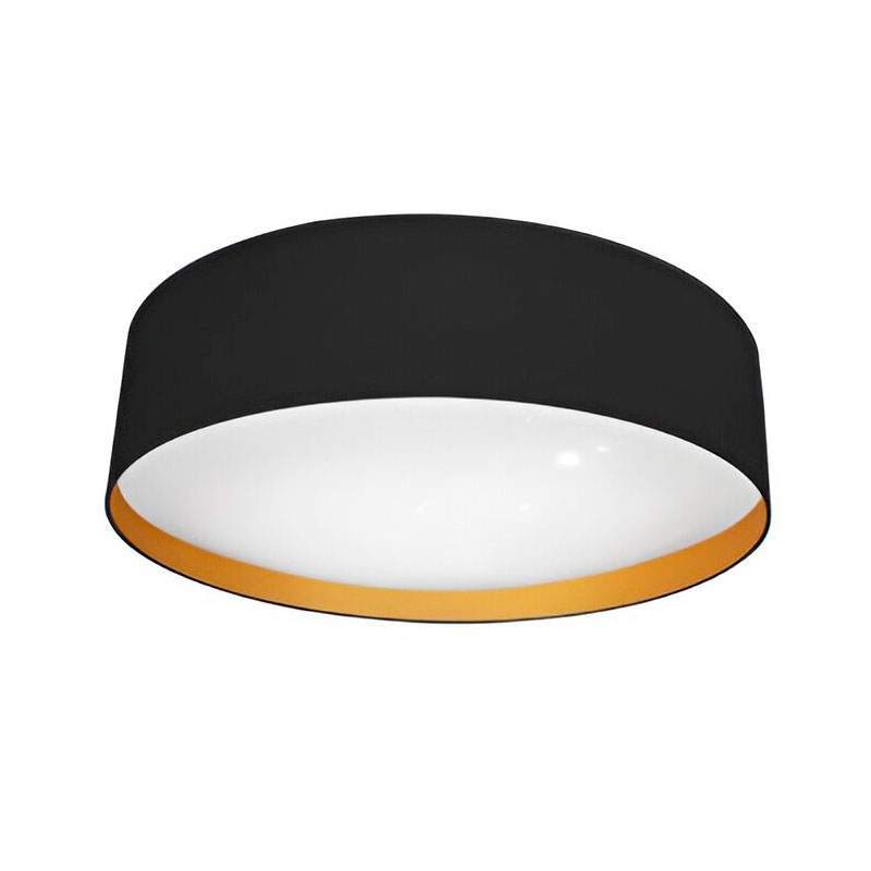 Plafón LED Anuska de 72W con 3 temperaturas Negro/Oro - 1