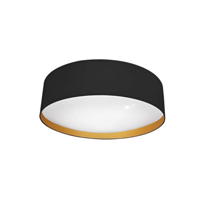 Plafón LED Anuska de 96W con 3 temperaturas Negro/Oro - 1