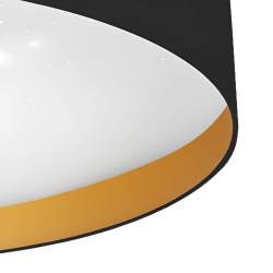 Plafón LED Anuska de 96W con 3 temperaturas Negro/Oro - 2