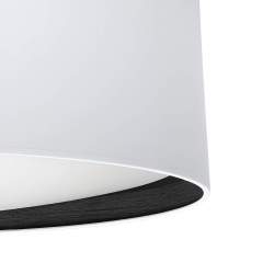 Plafón LED Tatiana de 72W con 3 temperaturas Blanco/Madera Negra - 2