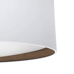 Plafón LED Tatiana de 72W con 3 temperaturas Blanco/Madera Oscura - 2