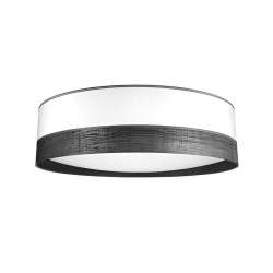 Plafón LED Olga de 72W con 3 temperaturas Blanco/Madera Negra - 1