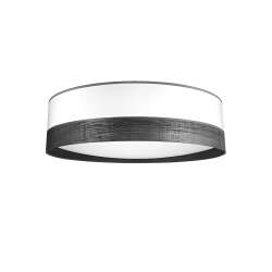 Plafón LED Olga de 96W con 3 temperaturas Blanco/Madera Negra - 1