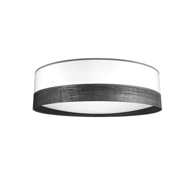 Plafón LED Olga de 96W con 3 temperaturas Blanco/Madera Negra - 1