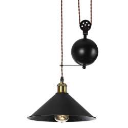 Lámpara de techo Triguero con casquillo E27 Ø29,5 Regulable negro - 2