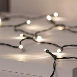 Guirnalda de luces LED solar para exterior de 5m - 6