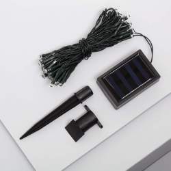 Guirnalda de luces LED solar para exterior de 5m - 7