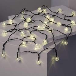 Guirnalda de luces LED solar para exterior de 5m con 30 Bolas - 4