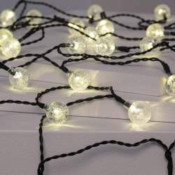 Guirnalda de luces LED solar para exterior de 5m con 30 Bolas - 5