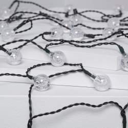 Guirnalda de luces LED solar para exterior de 5m con 30 Bolas - 6