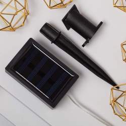 Guirnalda de luces LED solar para exterior de 3,3m - 6