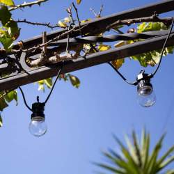 Guirnalda de luces LED solar para exterior de 7m - 2
