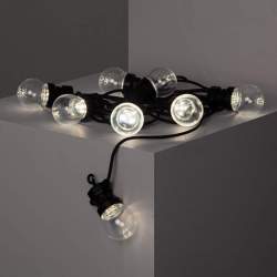 Guirnalda de luces LED solar para exterior de 7m - 3