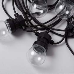 Guirnalda de luces LED solar para exterior de 7m - 4