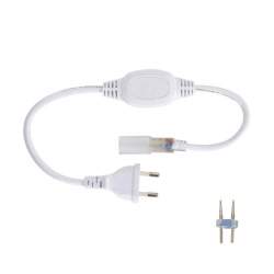 Manguera LED redonda para exterior corte cada 1m en Blanco Cálido - 3