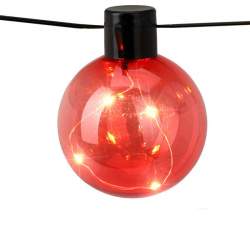 Guirnalda de luces LED para exterior con 10 Bombillas de 7,5m RGB - 1