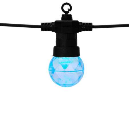 Guirnalda de luces LED para exterior con 10 Bombillas 3,6W de 7,5m RGB - 1