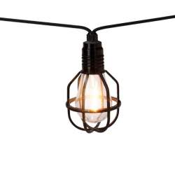 Guirnalda de luces LED para exterior Jaula con 10 Bombillas de 7,5m - 1