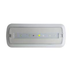 Luz de Emergência Led 3W permanente/não permanente com AUTOTEST - 1