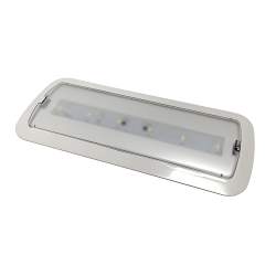 Pack 2 unid Luz de Emergência LED 3W permanente/não permanente com AUTOTEST - 3