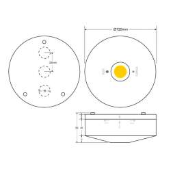 Luz de emergência desenho de superfície - 5