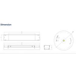 Luz de emergência projeto de encaixe - 5