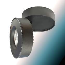 APLIQUE TECHO MARINO VENT  NEGRO 12W