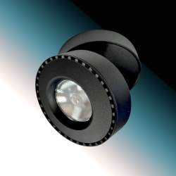 APLIQUE TECHO MARINO VENT  NEGRO 12W