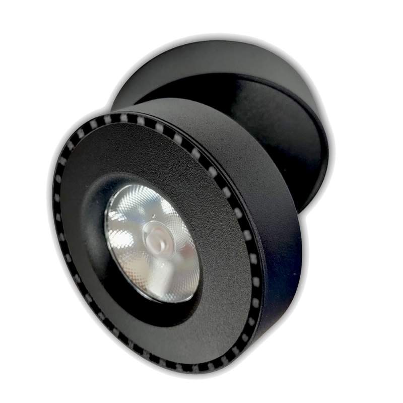 APLIQUE TECHO MARINO VENT  NEGRO 12W