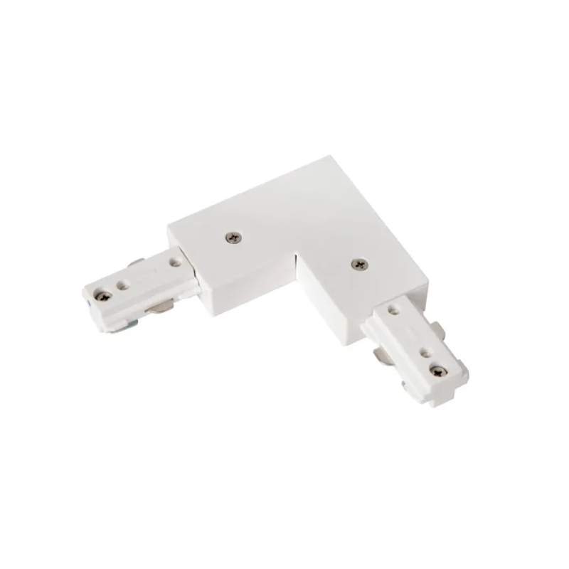 Conector LED tipo L carril monofásico
