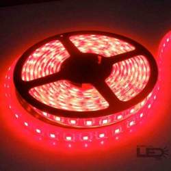 Fita LED 5m 12V DC 60 LEDs / m SMD5050 IP20 VERMELHO