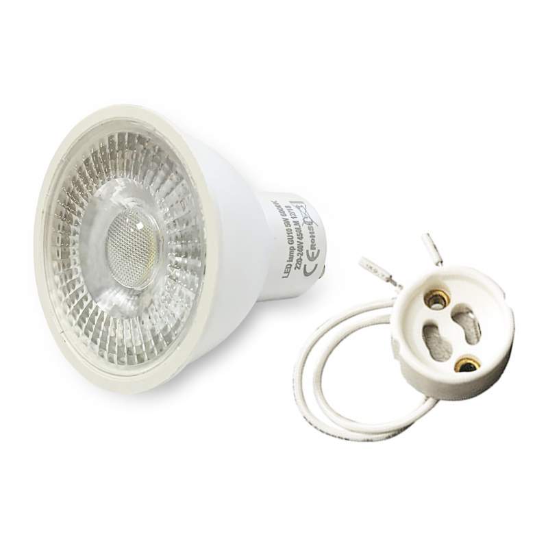 PACK DE LÂMPADAS LED GU10 + CASQUILHO