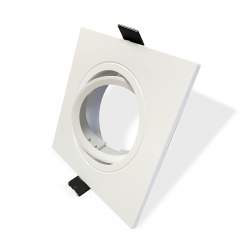 Vigia quadrado orientável BASIC branco