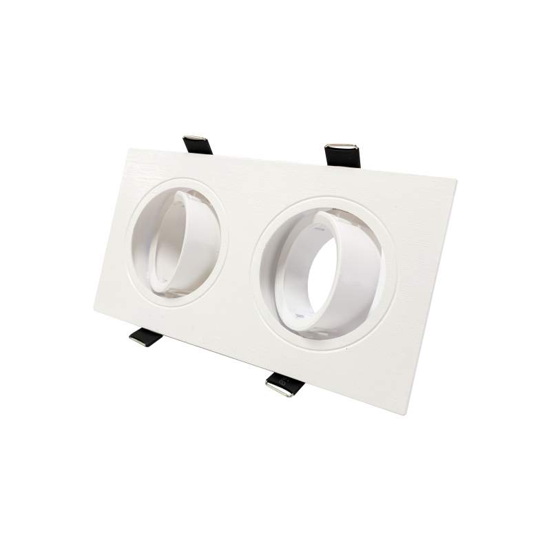 Dupla vigia orientável BASIC Branco