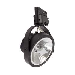 Foco LED 15W Cree AR111 Regulable Negro para Carril Trifásico