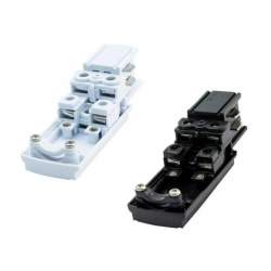 CONECTOR DE REDE DIREITO PARA TRILHO LED TRIFÁSICO.
