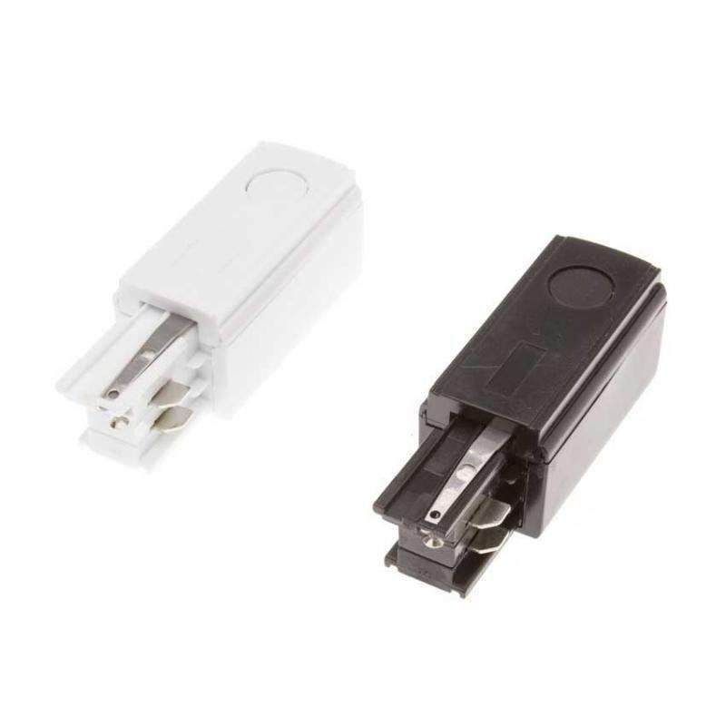 CONECTOR DE REDE DIREITO PARA TRILHO LED TRIFÁSICO.