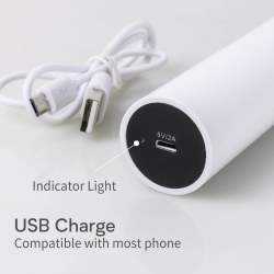 Lâmpada desinfetante UV-C portátil com bateria