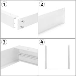 Kit de superfície para painel led 120x30