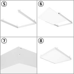 Kit de superfície para painel LED 30x30