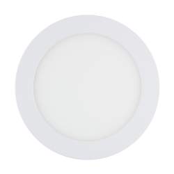 Candeeiro de tecto LED 12W redondo branco